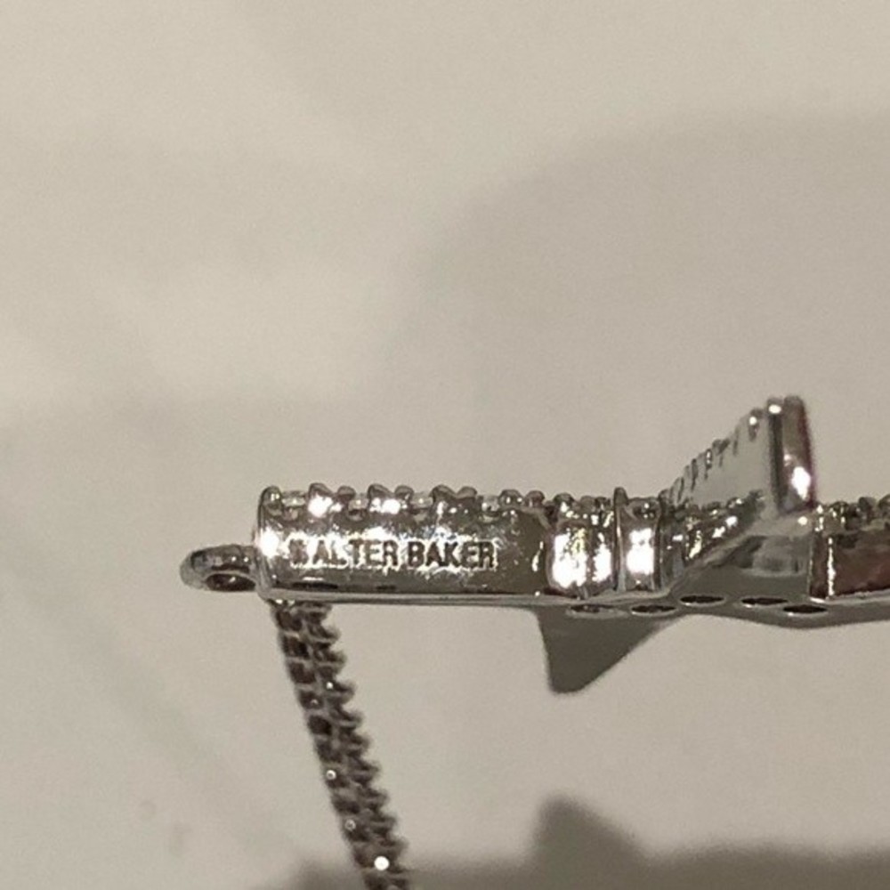 Walter Baker Crystal Heartbeat Necklace New - Picture 6 of 14